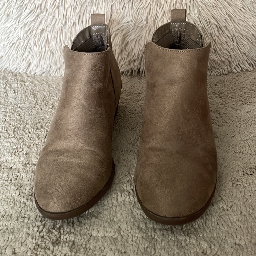 Ankle Boots Beige Tan Size 6.5 - Picture 5 of 16
